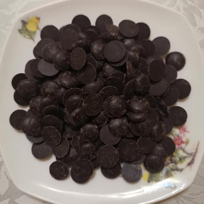 新加坡奥世74%纽扣苦甜黑巧克力 蛋糕淋面装饰烘焙脏脏包食材