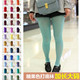 糖果色打底袜高个胖mm加长大码 高弹彩色连裤 袜微透不透肉春秋丝袜