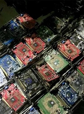 报废板子坏电脑显卡内存模型手工艺装饰黑黄红绿蓝紫色PCB主板料