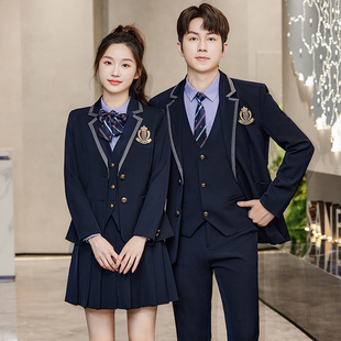 英伦学院风学生西装套装男女同款班服校服JK制服幼儿园教师工作服