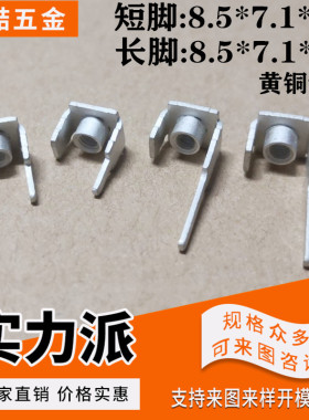严喆 厂家直销 支持定做 焊接端子 M3压铆螺母 接触片 PCB-54/55