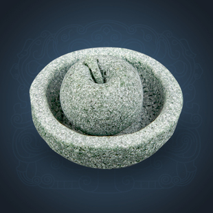 国潮青砂石海利亚女神繁花女神石像摆件供台苹果桌面客厅家居造景