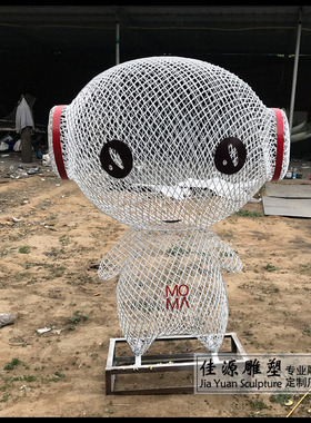 不锈钢镂空商场动物雕塑掌柜推荐