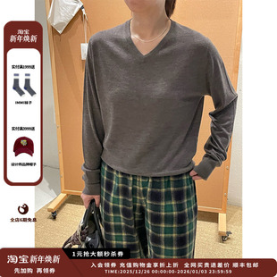 25AW精致羊绒V领针织衫 设计师品牌DUIDAO对倒 JULY 现货