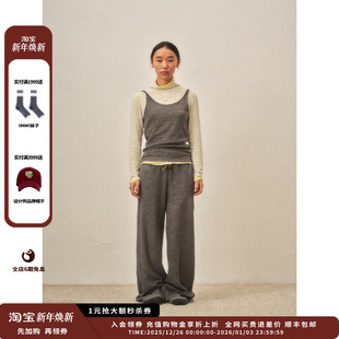 xii 设计师品牌shao 25AW暖居系列吊带背心JULY 现货