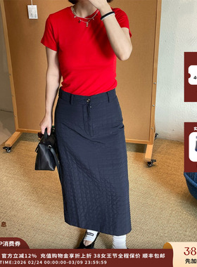 【现货】设计师品牌AETHER HAZE 25AW 纯色基础短袖T恤JULY