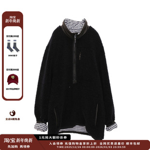 25AW 设计师品牌IMMI 羊羔毛半开门襟外套MWEFWFJK1061X 现货