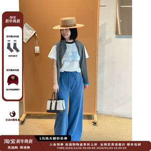 25AW脚口毛边抽绳卫裤 SENTENCE 设计师品牌SHORT JULY 现货