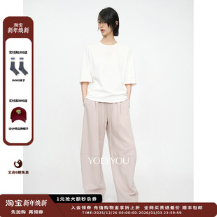 小量感短袖 25AW 设计师品牌YOEYYOU T恤JULY 新品