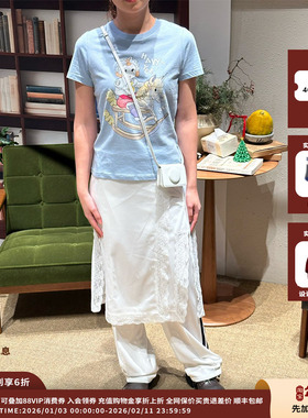 【现货】设计师品牌 PUSHBUTTON 26RS  叠层式半身裙运动裤