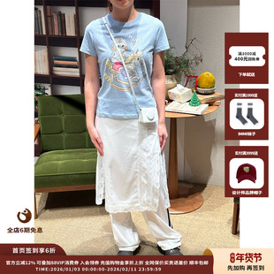 【现货】设计师品牌 PUSHBUTTON 26RS 叠层式半身裙运动裤