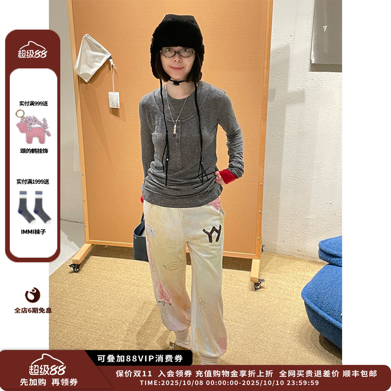 【新品】设计师品牌OPEN YY 25AW 分层休闲T恤JULY