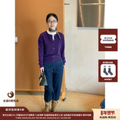 JULY 25AW精致羊绒开衫 现货 设计师品牌DUIDAO对倒