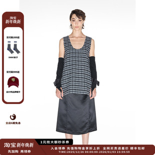 24AW格子双面呢无袖 IMMI 宽松上衣MWDFWWTP0328X 现货