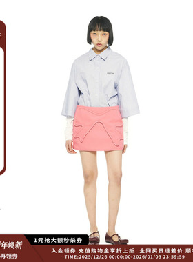 【现货】设计师品牌PUSHBUTTON 25PF胶囊丝带迷你裙JULY