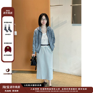 25AW双腰头直身半裙JULY 设计师品牌YOEYYOU 现货