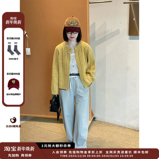 25AW双腰头茧型卫衣裤 设计师品牌YOEYYOU JULY 现货