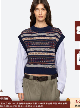 【现货】设计师品牌Sea New York 26RS 菲尔岛拼接短袖上衣JULY