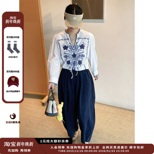 25AW亚麻气球裤 STONE 设计师品牌RAW JULY 现货