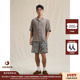 JULY 25SS立体印花薄棉布短裤 现货 设计师品牌WHM