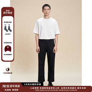 现货 裤 设计师品牌WHM 斜纹双面布工装 JULY 25AW