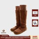 拼接双层长筒靴MWEFWXBO0502X 女式 现货 设计品牌IMMI26PS