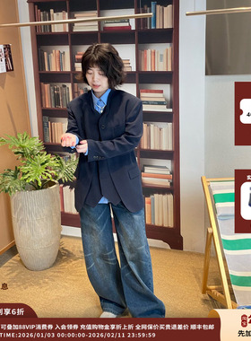 【现货】设计师品牌RECTO 26PS 液态西装夹克外套