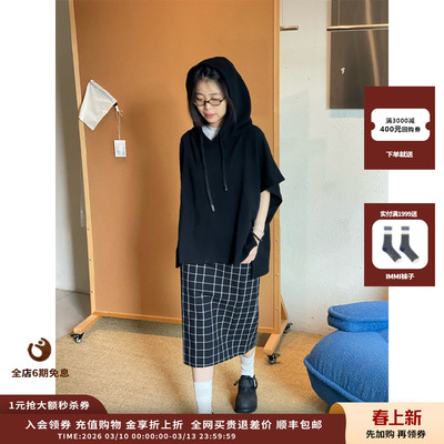 25AW连帽无袖上衣宽松卫衣JULY