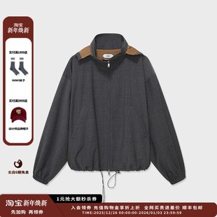 IMMI25AW精纺羊毛短款 设计师品牌 抽绳夹克MWEFWWJK1394X 现货