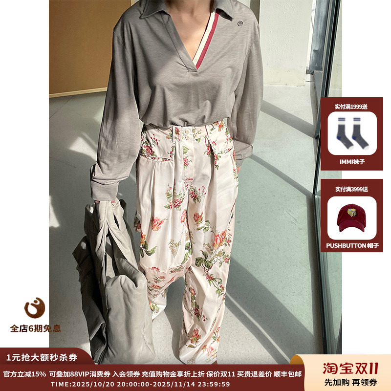 设计师OPENYY25早春镶板睡裤