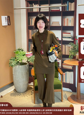 【现货】设计师品牌IMMI25AW羊绒POLO领开衩上衣MWEFWKTP0644X