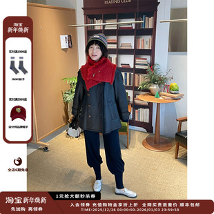 拉贡半卷翻领排扣外套MWEFWLCO1320X 设计师品牌IMMI25AW 现货