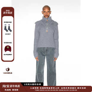 24AW现货羊毛假两件领长袖 IMMI 毛衣MWDFWKKN1000X 现货