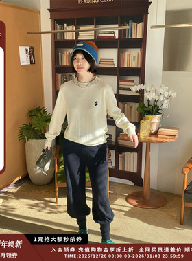 【现货】设计师品牌 puzzle piece 26PS Cheri刺绣毛衣