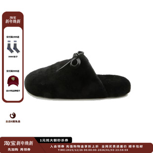 饰羊毛拖鞋 25AW蝴蝶结装 设计师品牌IMMI MWEFWTSD1581X 现货