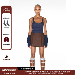 24AW新品 IMMI 羊毛罗纹花边背心MWDFWJTK0790X 新品