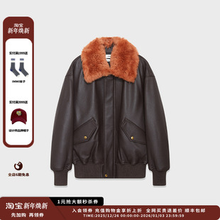 25AW皮毛一体毛领羽绒夹克MWEFWLJK0861X 设计师品牌IMMI 现货