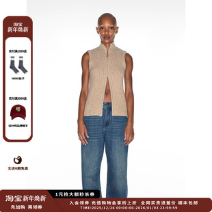 24AW现货全羊绒立领针织背心上衣MWDFWKKN0376X IMMI 现货