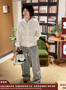 【现货】设计师品牌LOW CLASSIC LC 25AW Lc单面针织拉链连帽衫