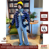 现货 设计师品牌IMMI 25AW 条纹圆领开衫 外套MWEFWKTP1412A