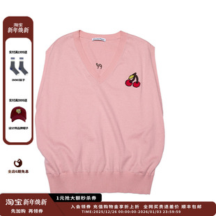 现货 26PS 设计师品牌 Piece Cheri刺绣背心 Puzzle