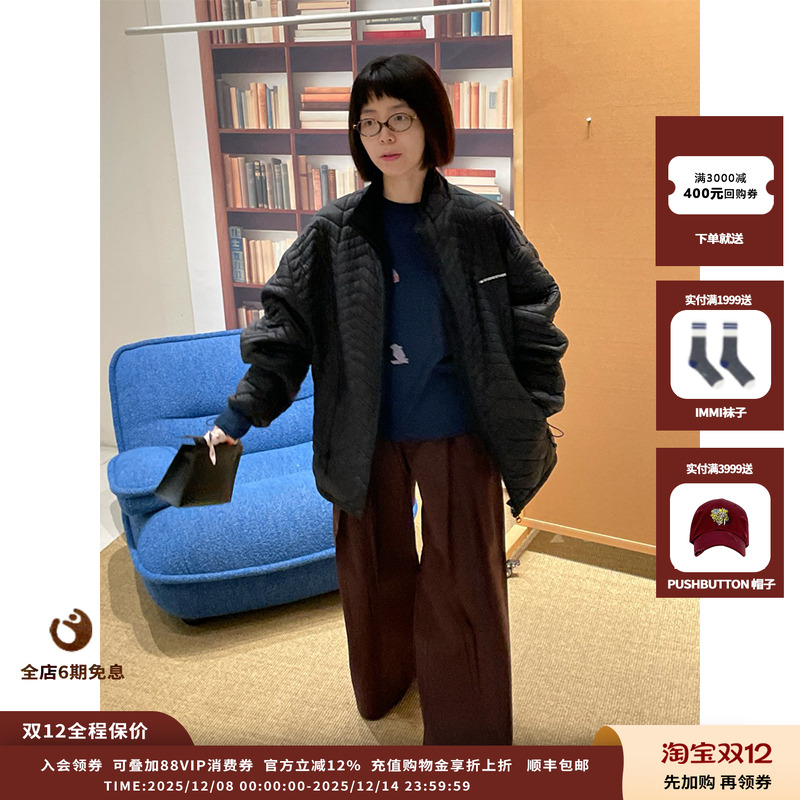 ETHOR25AW绗缝棉服外套