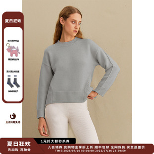 25PF开衩羊绒混纺上衣JULY 新品 设计师品牌CRUSH Collection