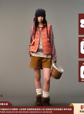 【现货】设计师品牌AUBRUINO 25AW刺绣X字纹短裤JULY