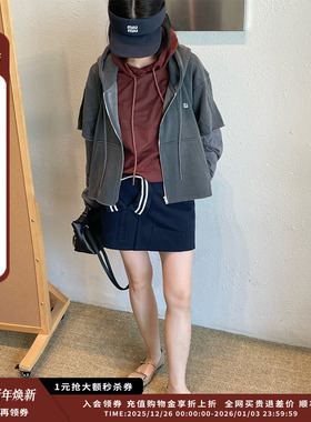 【现货】设计师品牌PUSHBUTTON 25PF拉链连帽衫JULY