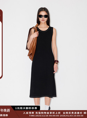 【新品】品牌IMMI 25SURPLUS 后背镂空针织连衣裙MWESSJDS0536X