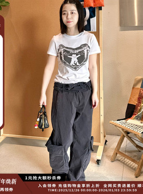 【现货】设计师品牌OPEN YY 25早春现货YY抱心T恤JULY