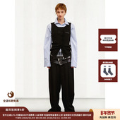 设计师品牌ETHOR 现货 25AW羊毛针织背心JULY