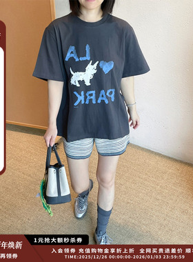 【现货】设计师品牌LOW CLASSIC LC 25SS爱之公园T恤JULY