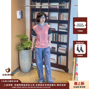 GARCON26春夏 海珍图刺绣拼色短袖 GARCON 现货 设计师品牌